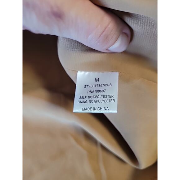 NWT Sweet Rain Leopard Print Silky Sleeveless Blouse – Size M – Blush/Nude - Picture 7 of 8